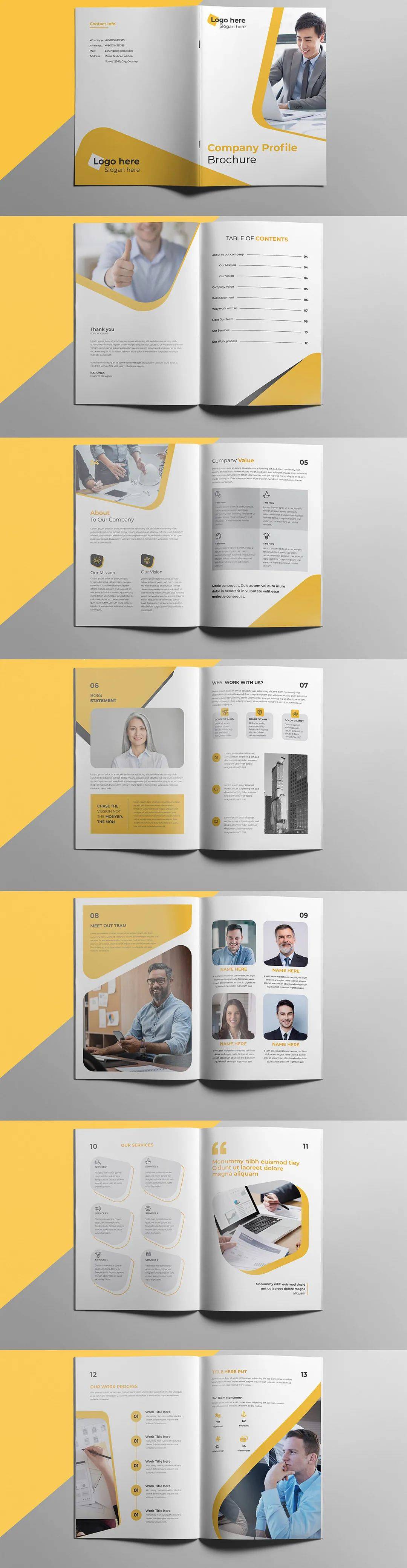 商务画册设计欣赏学版式