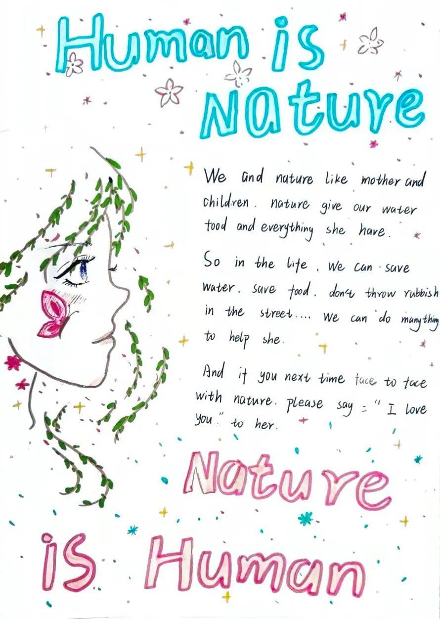 我们在行动丨云南长水外国语中学主题手抄报作品展示_in_nature_water