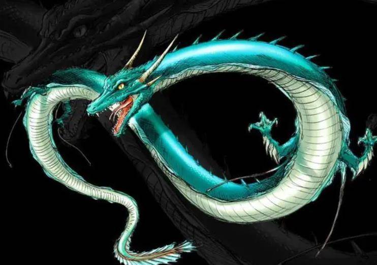 九,蛟龙蛟龙又名蛟,它并非真龙,而是由龙和鱼,蛇等水族生物进化而来的