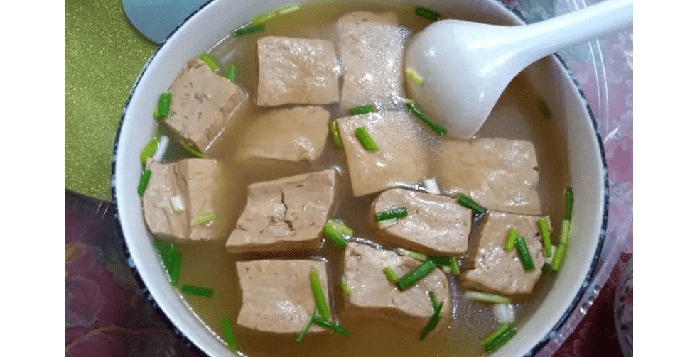 豆腐干是个好东西烧汤加1茶匙洋葱粒和12茶匙盐