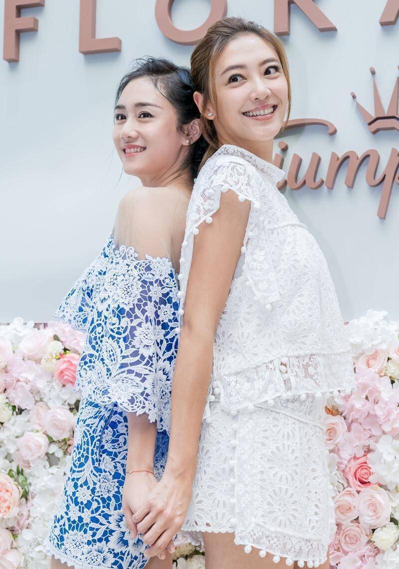 刘芸与应采儿同框,都穿镂空装显出"辣妈"气质,看著好养眼_造型_好身材