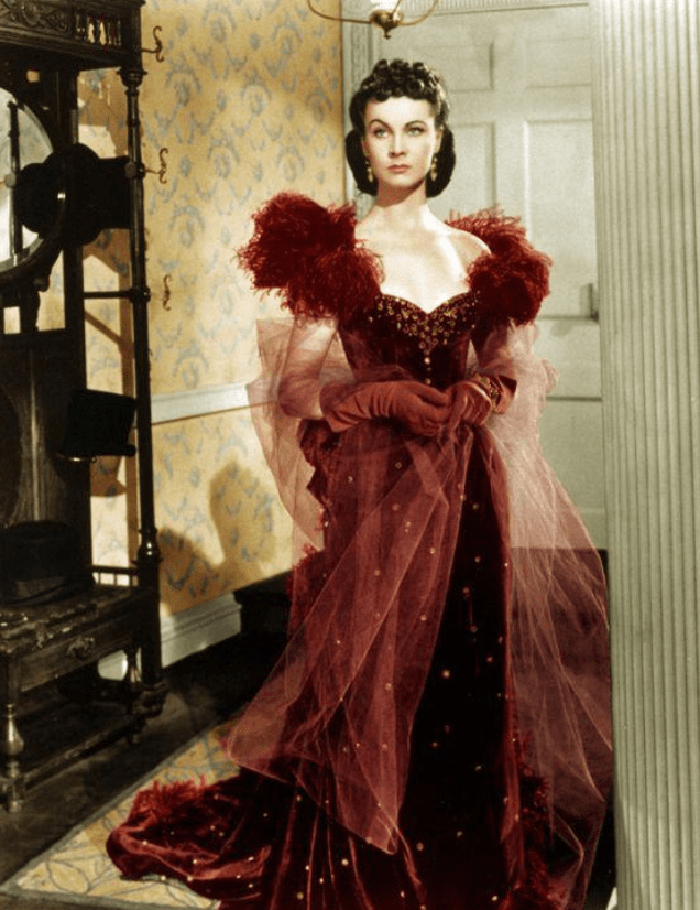 看了《乱世佳人》费雯丽的穿搭,才发现:每一个细节都透露着经典