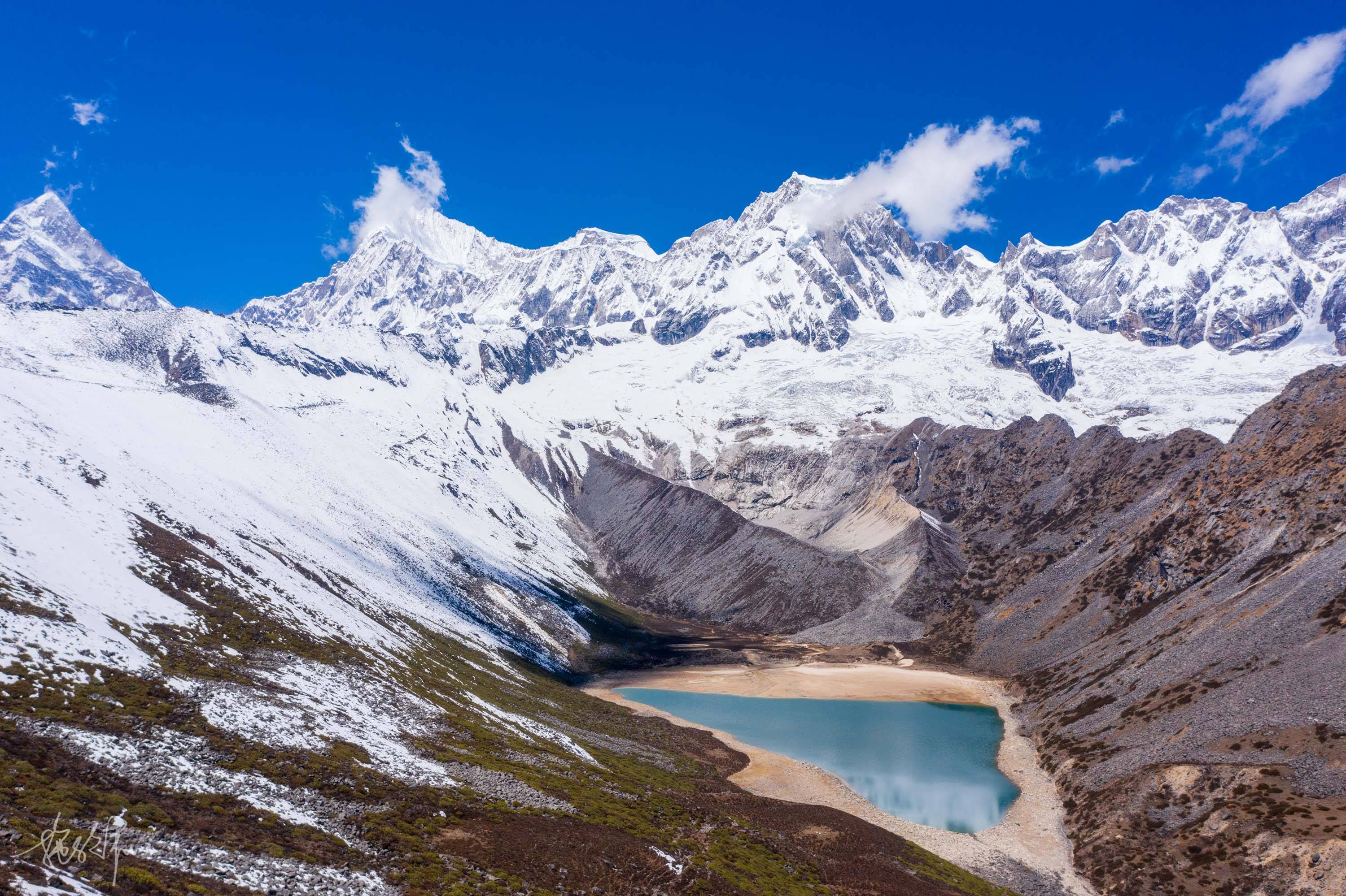 西藏白馬林措,入門級的徒步路線,卻是親近雪山的好選擇_庫拉_強巴錯