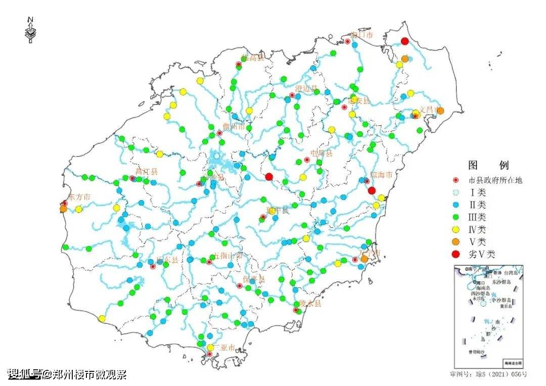 等5個市縣水質輕度汙染,海口,屯昌,臨高,萬寧,瓊中等5個市縣水質良好