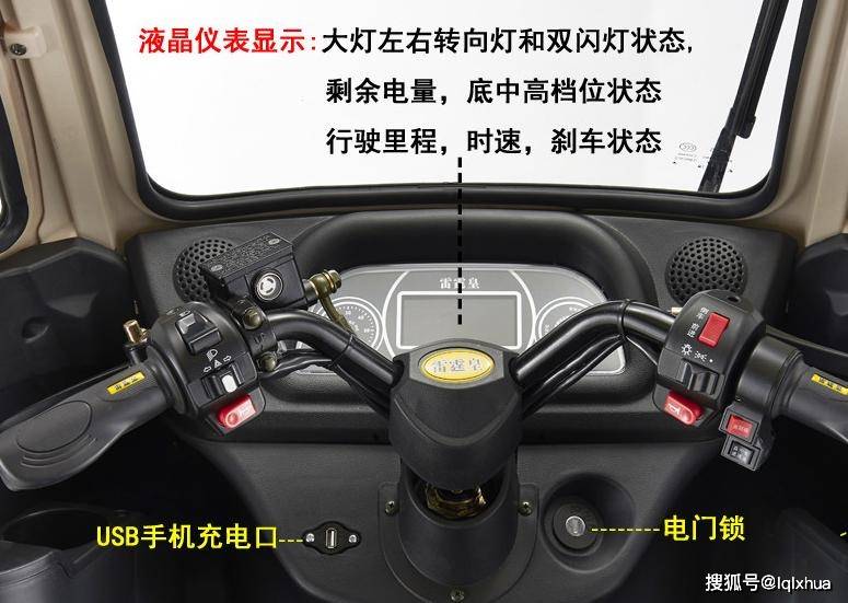 3款电动三轮车外观时尚漂亮全封闭设计适合老年人代步出行