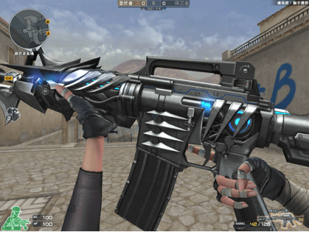 另外在这把"雷麒麟"身上,除了这个新属性生化急速闪光弹外,其余的都是