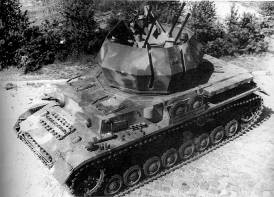 二战德军的球形闪电30mm自行高炮被誉二战后期的战场清道夫