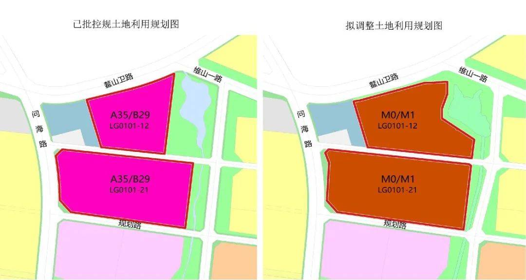 释放产业用地空间,青岛蓝谷两组团控规调整_地块_规划_凤凰山