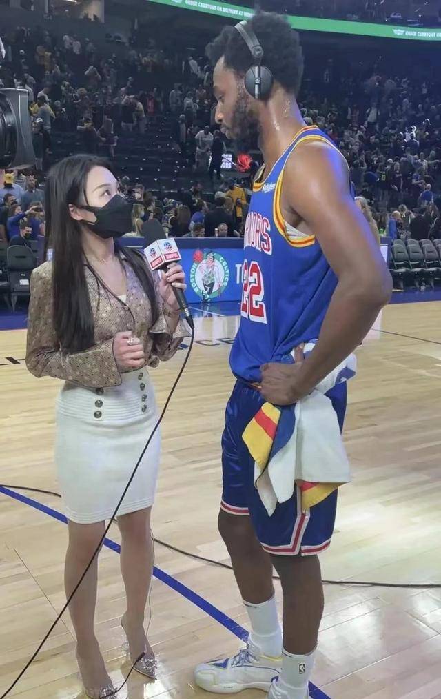 原創孟超火了nba前方女記者讓野獸般的籃球巨星都溫柔低下了頭