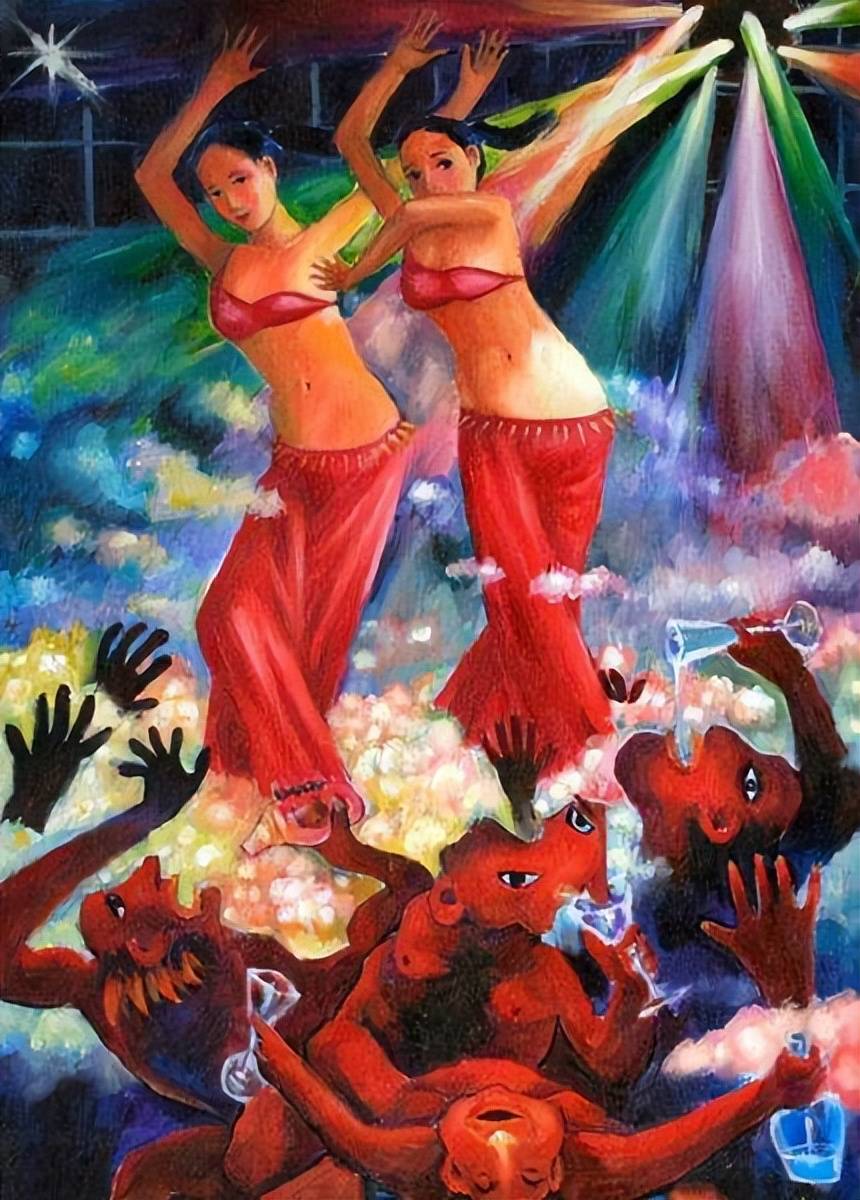 几经辗转颠簸,熊庆华见到了油画厂老板,说明来意.