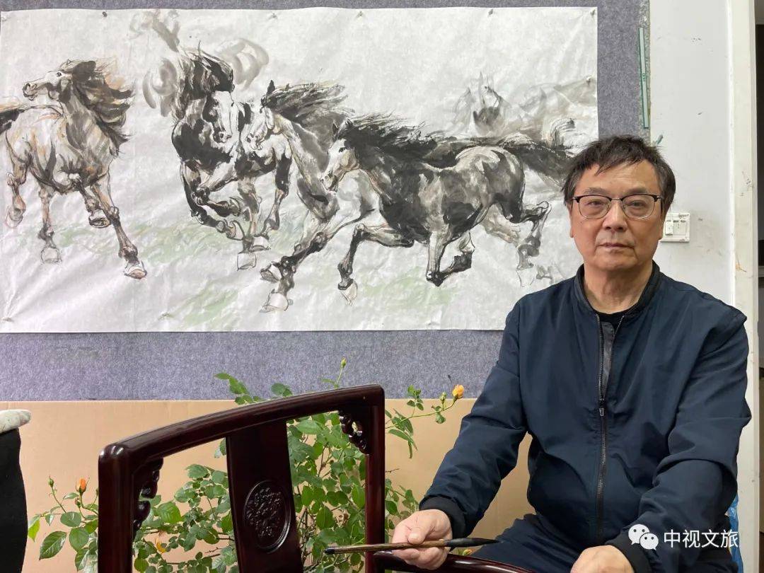 龙纯立神游于艺道心求得