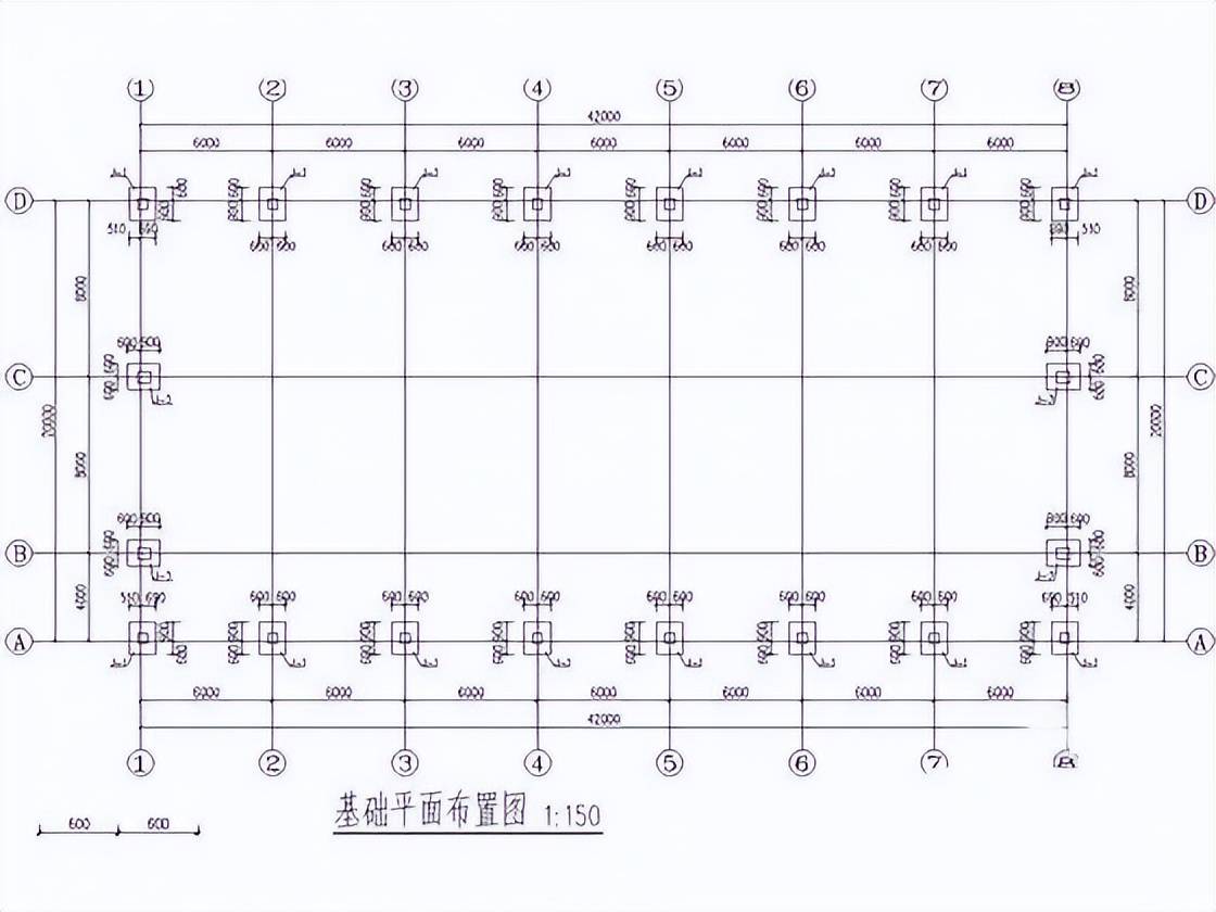 42米长光伏农业大棚建筑结构全套cad图