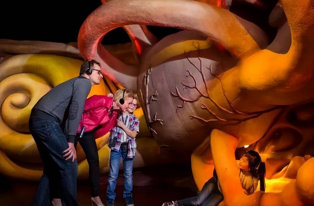 荷兰人体博物馆,带给人视觉上的震撼,人体内部的构造非常逼真._身体_