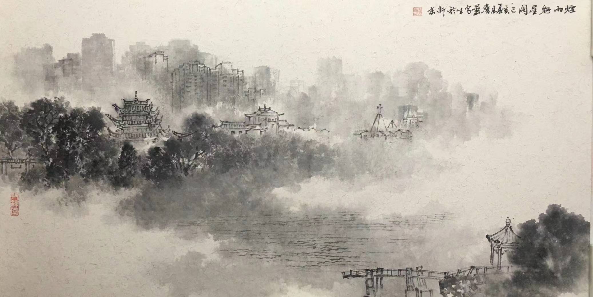 50岁詹艺在山水画界的逆袭