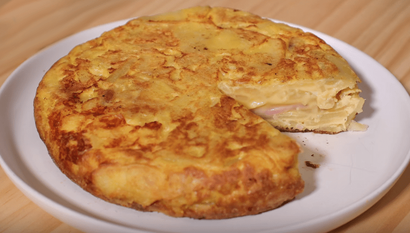 外酥里脆的土豆鸡蛋饼西班牙芝士流心土豆鸡蛋饼