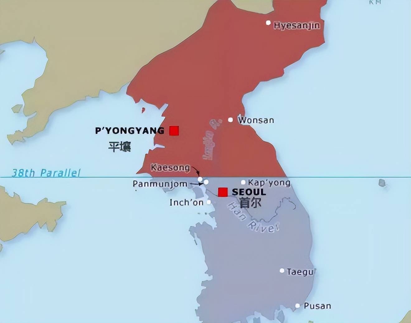 在国防议题上,要说它为何如此紧张,看看如今半岛地图,大家肯定都懂的