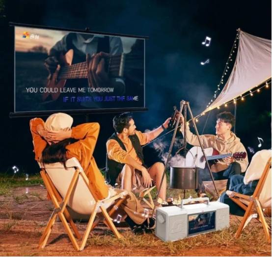 户外露营大热,带着移动ktv实现歌与远方_娱乐_便携式_智能