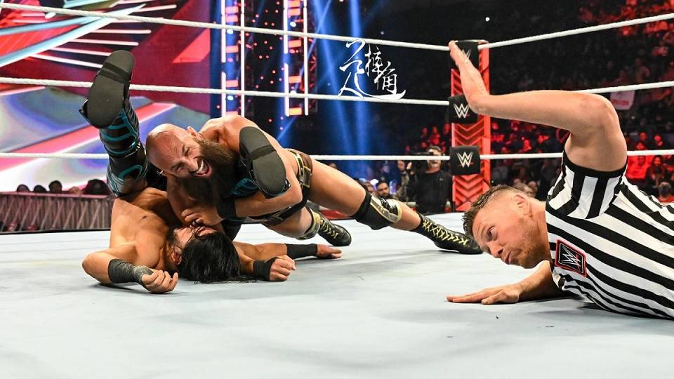 米兹"轮岗"wwe裁判上演倍速读秒,"小妖精"终于有活干了!