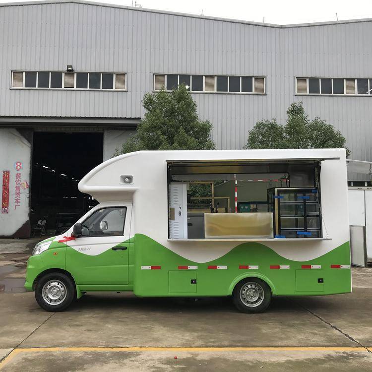 可上路的汽油冰淇淋车移动小吃车多功能摆摊车