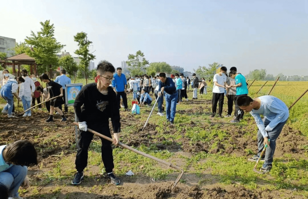 生产劳动照片图 学生图片