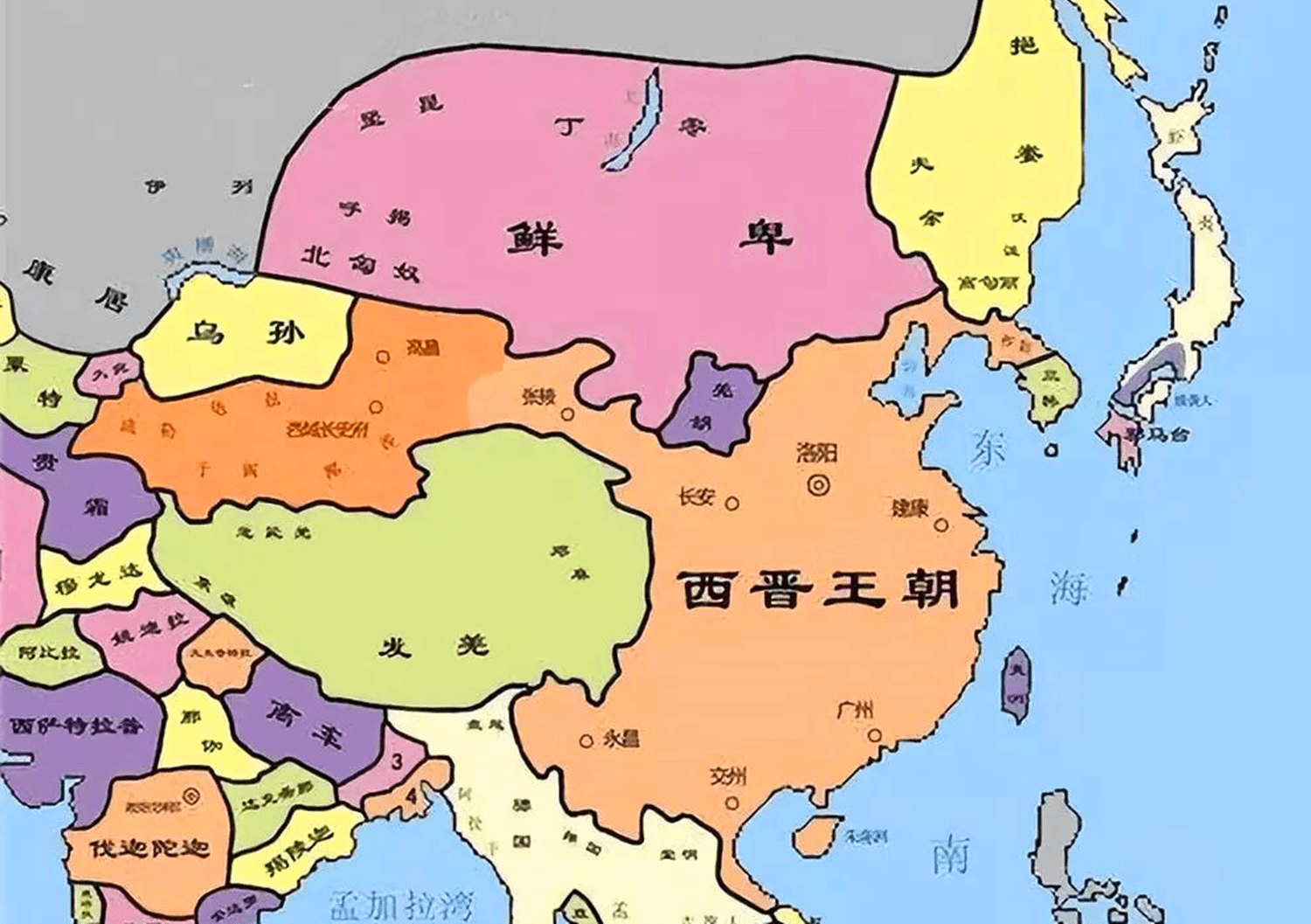 鲜卑六部图片