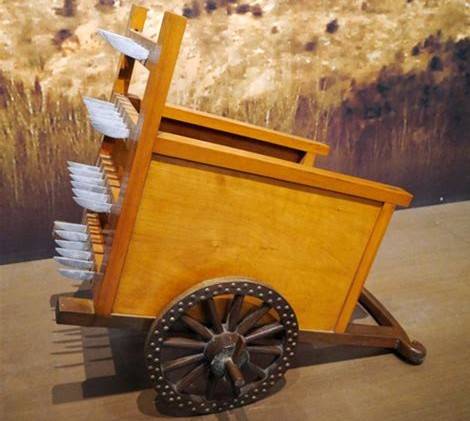 八阵图当中有个非常著名的防御工具:偏箱车.