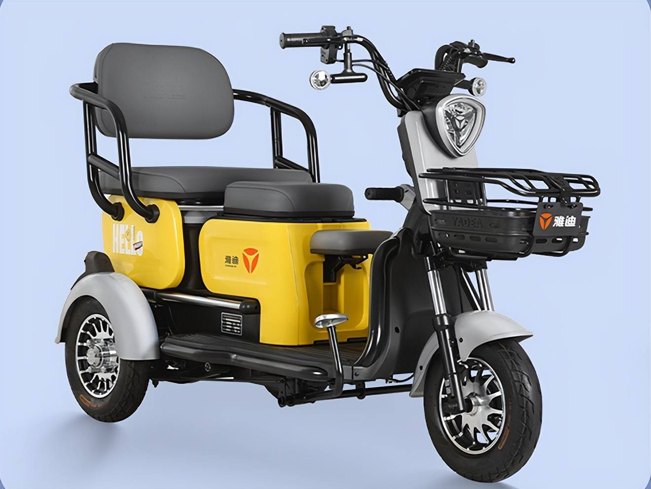 爱玛推出新电动三轮车，大容量电池，500W差速电机，最大可载3人 - 知乎