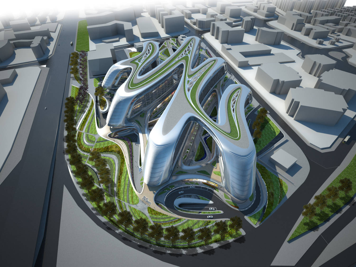 看了扎哈的作品才知道什么是大师级设计