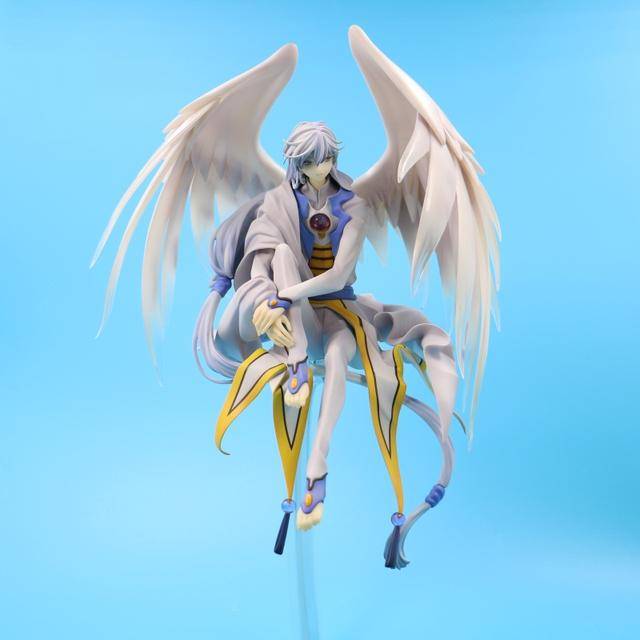 《魔卡少女樱》月手办超好看,悬空坐姿,身穿白衣成了禁欲系颜色_白色