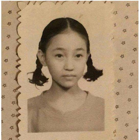 小时候_袁姗姗_变化