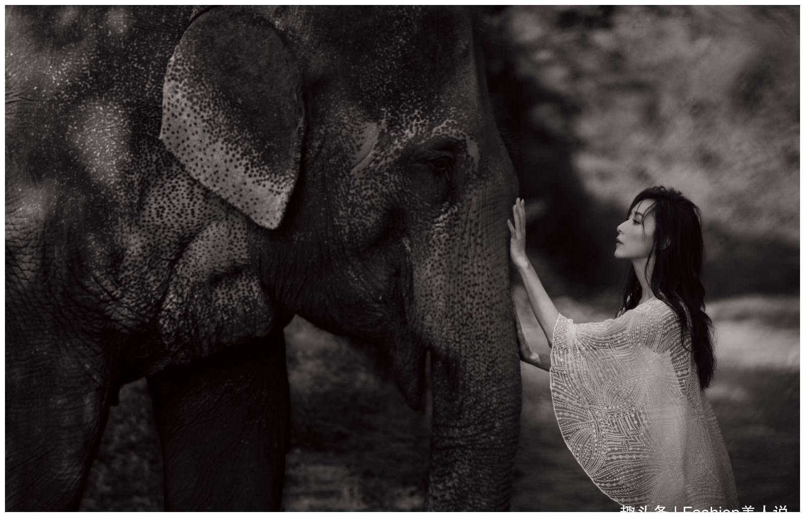 原创胡静全新写真湿发搭配吊带裙41岁依旧女神范