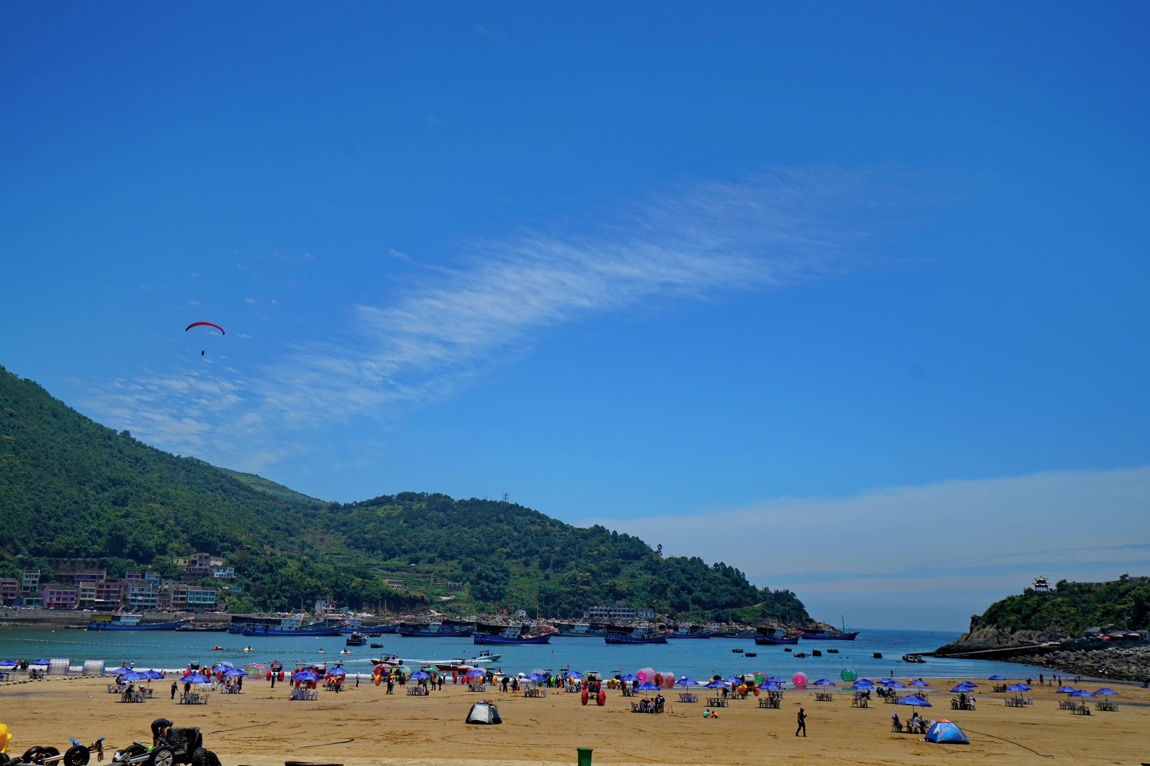 苍南海边沙滩旅游景区图片