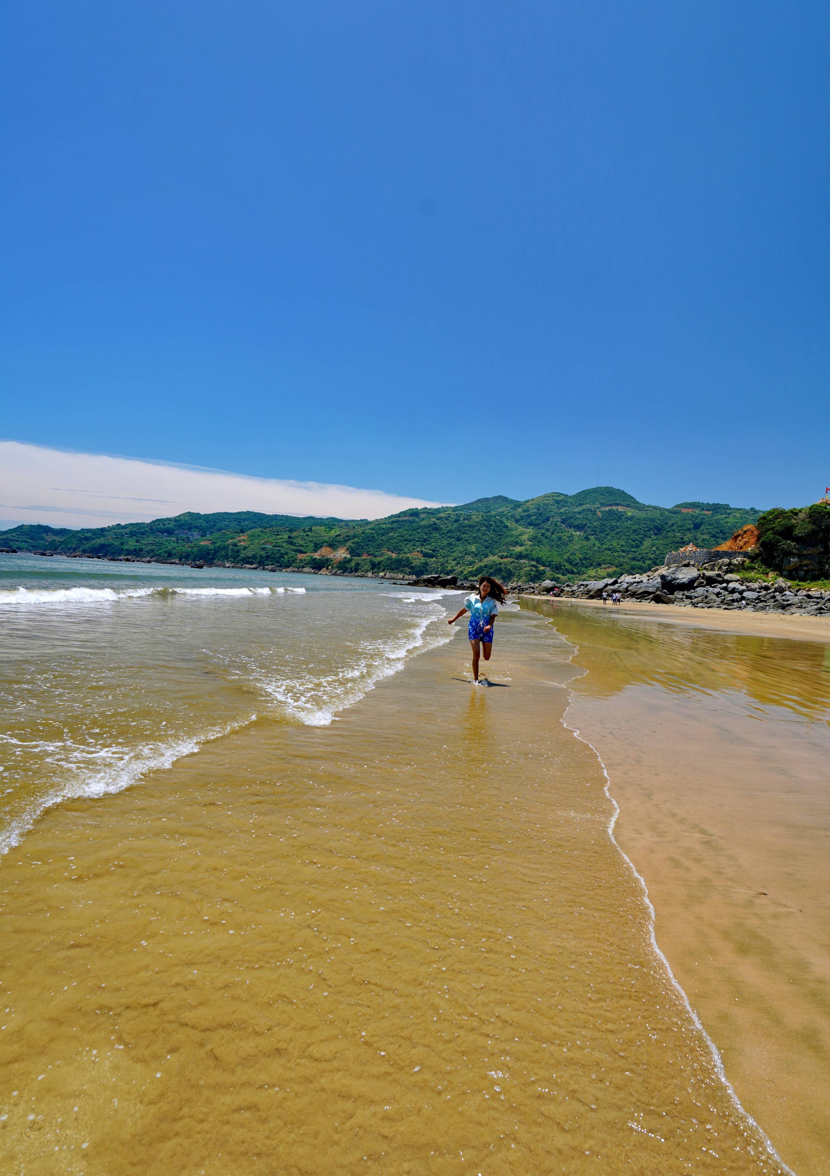 苍南海边沙滩旅游景区图片