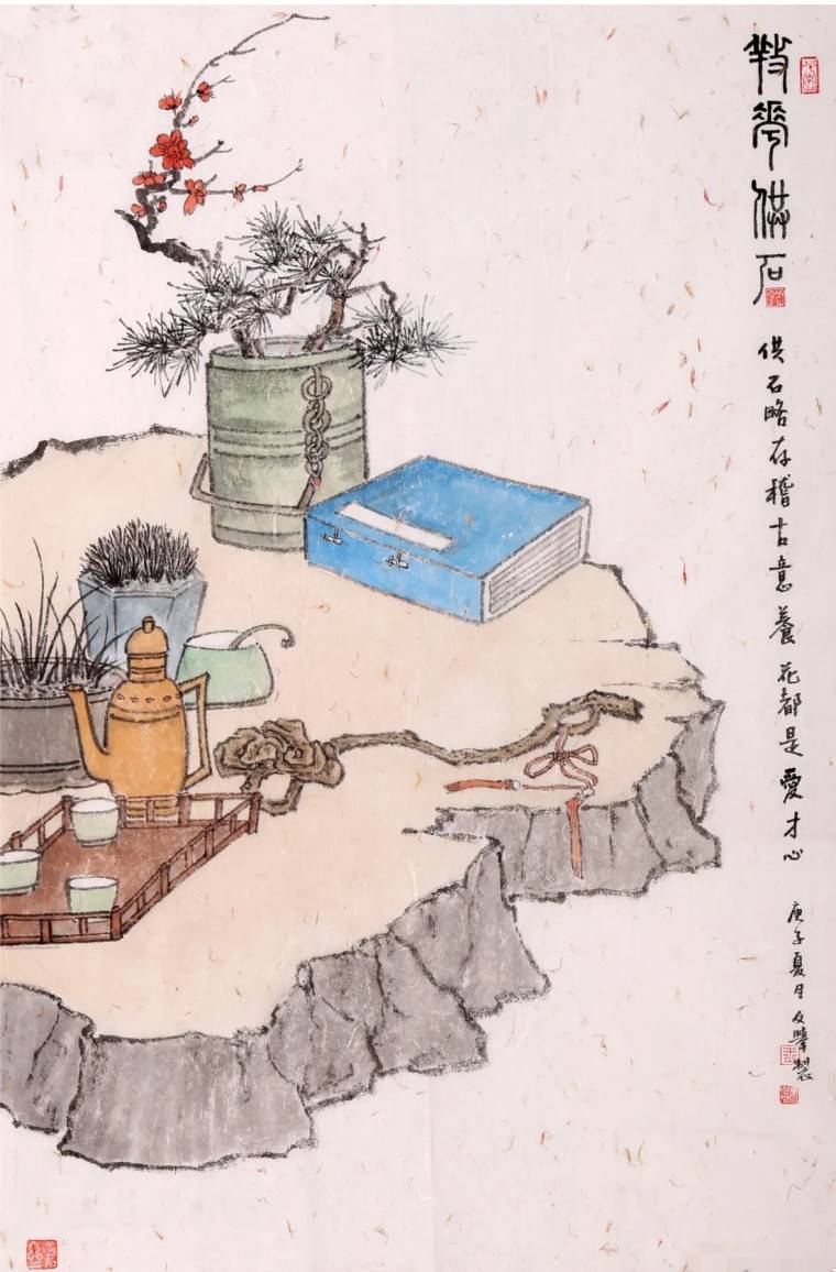 今日分享文房清供清心雅致