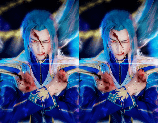 原创斗罗唐三帅气cos照来袭相似度超级高战损妆更是令人破防