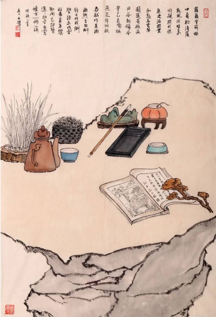 翰墨春风文房清供既是书房用具,亦是文人雅客赏玩之物,悠悠历史长达