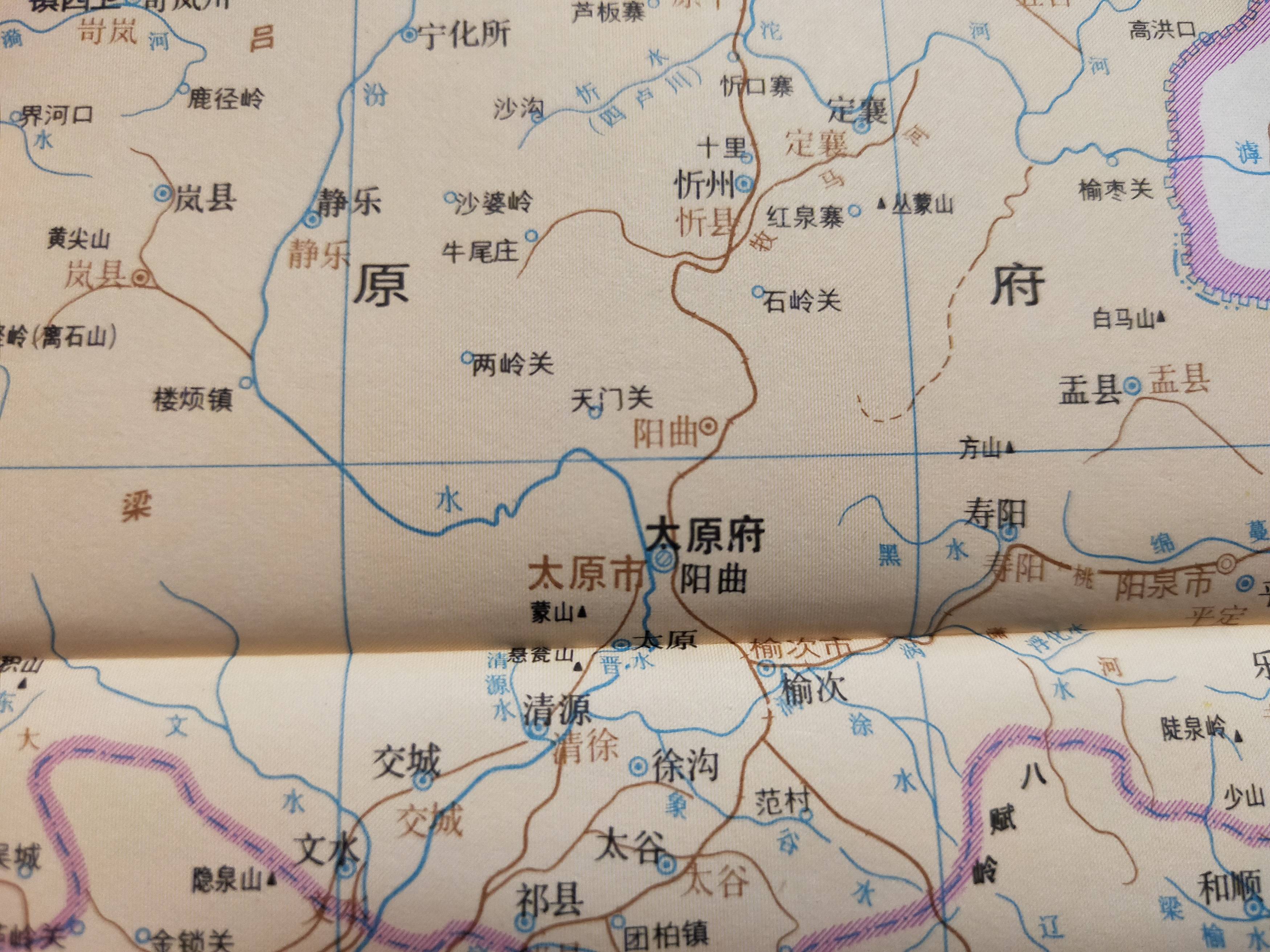 隋朝太原地图图片