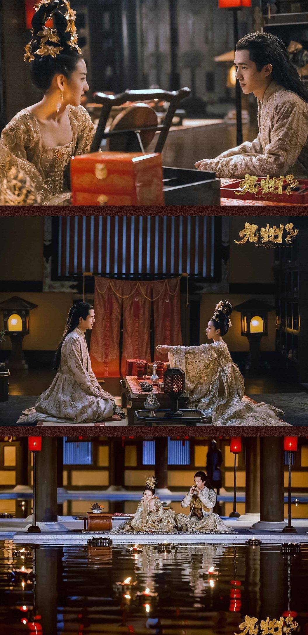 原创各种颜色的嫁衣都好看赵丽颖的绿嫁衣杨紫的红蓝嫁衣热巴的蓝嫁衣