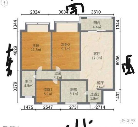 原創陽宅風水看此房子格局怎樣財位在哪個方位東北缺角有什麼不利的