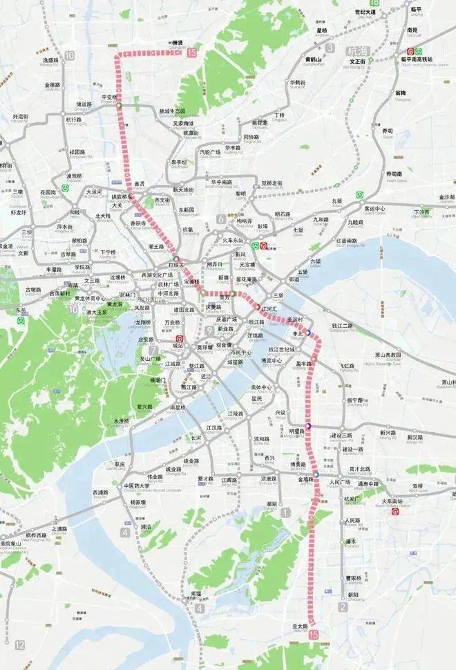 杭州地铁四期建设规划至2027年