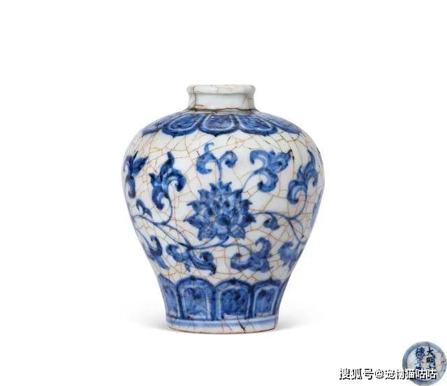 宣宗遗珍，一代之冠：宣德青花缠枝莲托八吉祥盉盌_搜狐网