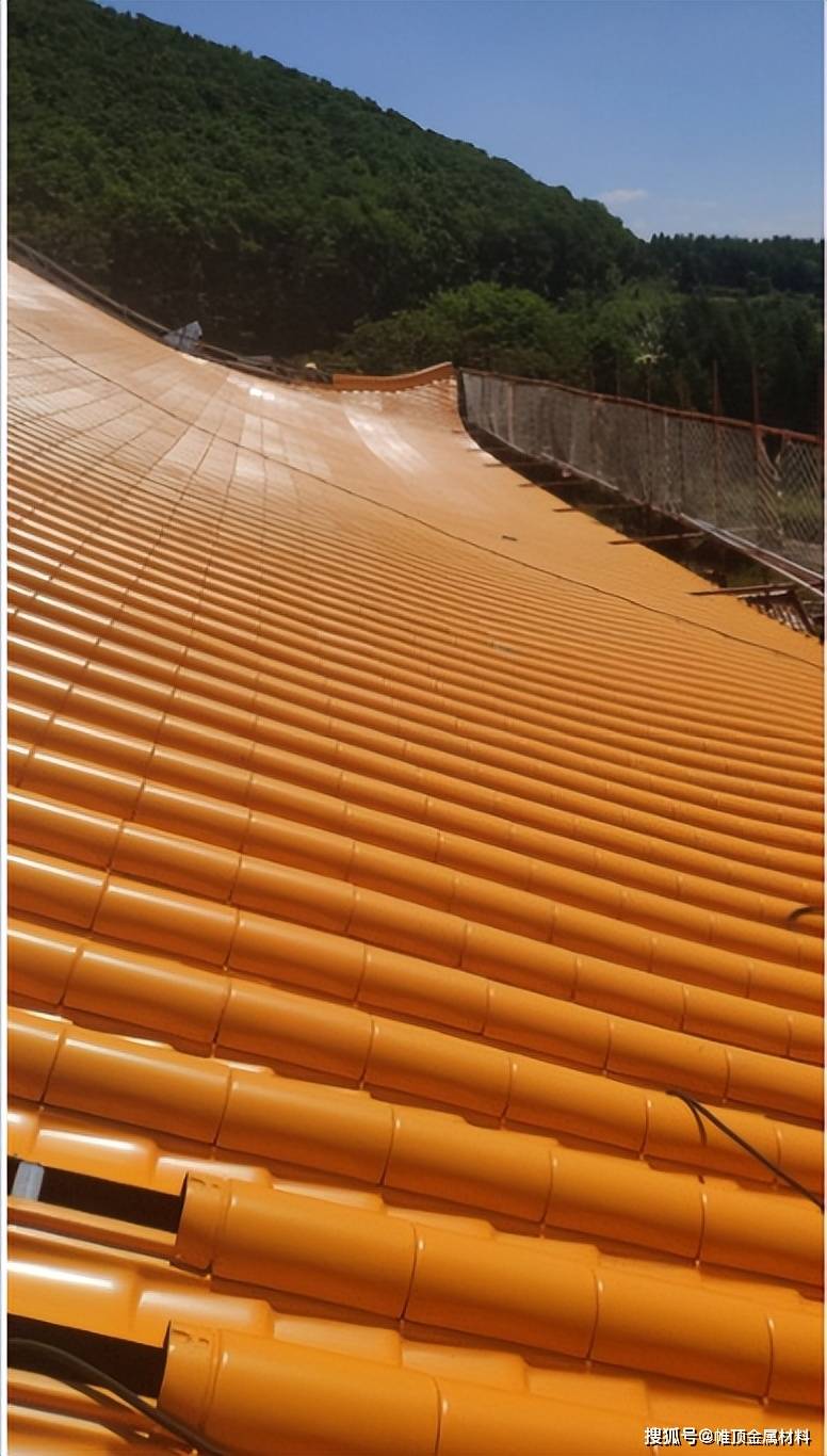 铝镁锰仿古瓦成为寺庙修缮的首选屋面材料