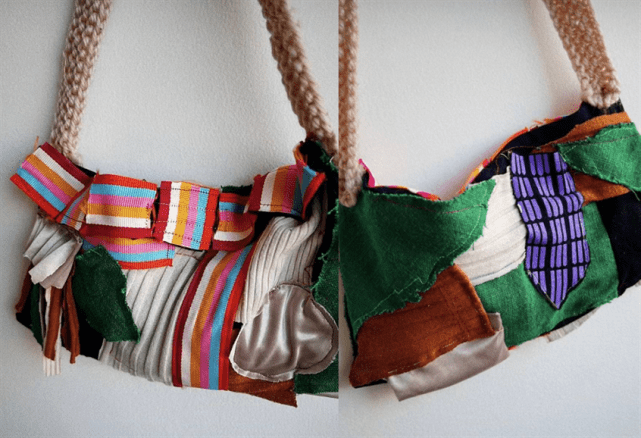 原创             黄磊女儿多多沉迷于缝纫机，用旧衣服做包颇具设计感，真心灵手巧