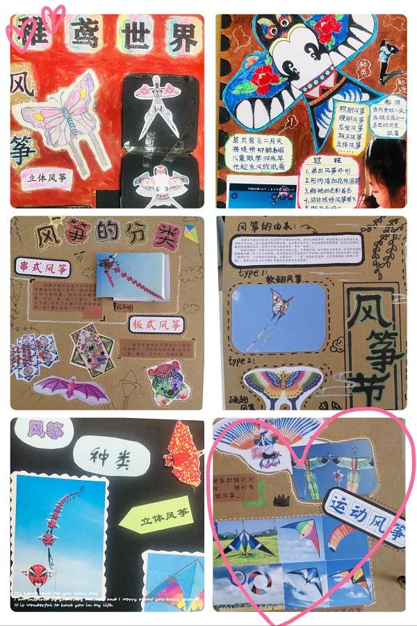 徐州市第36中附小二年级项目学习走进风筝世界我手绘我心