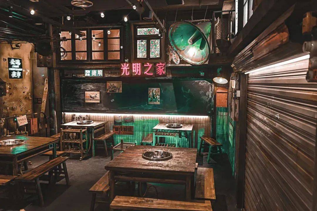 号称重庆火锅界的文和友这空间设计可以直接c为位出道了