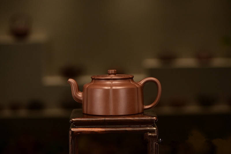 周子壶藏品·紫砂作品《梅花周盘》_王寅春_先生_壶盖