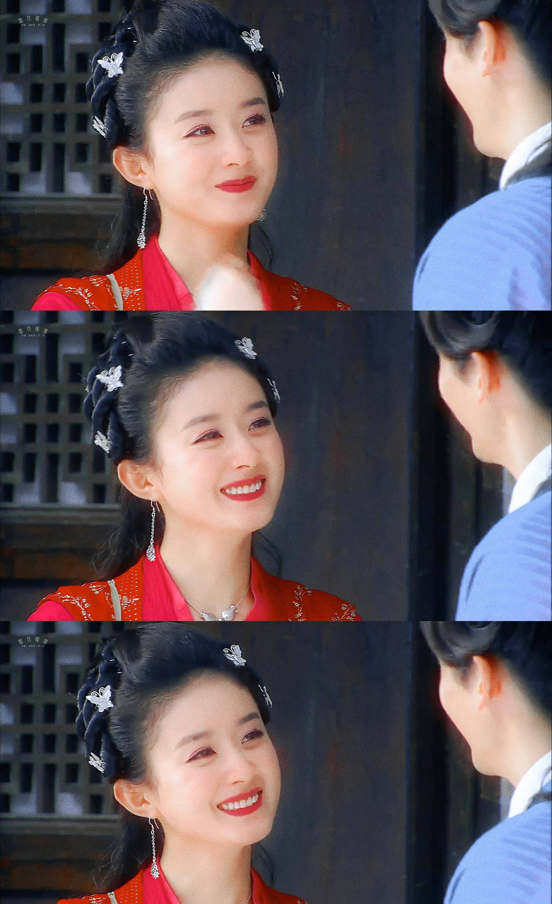 赵丽颖在《追鱼传奇》中饰演了一只可可爱爱的鲤鱼精,红绫!