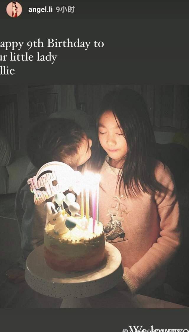 女儿庆祝9岁生日,奥莉从可爱型萌娃,变成气质御姐型_妈妈_观众_李安琪