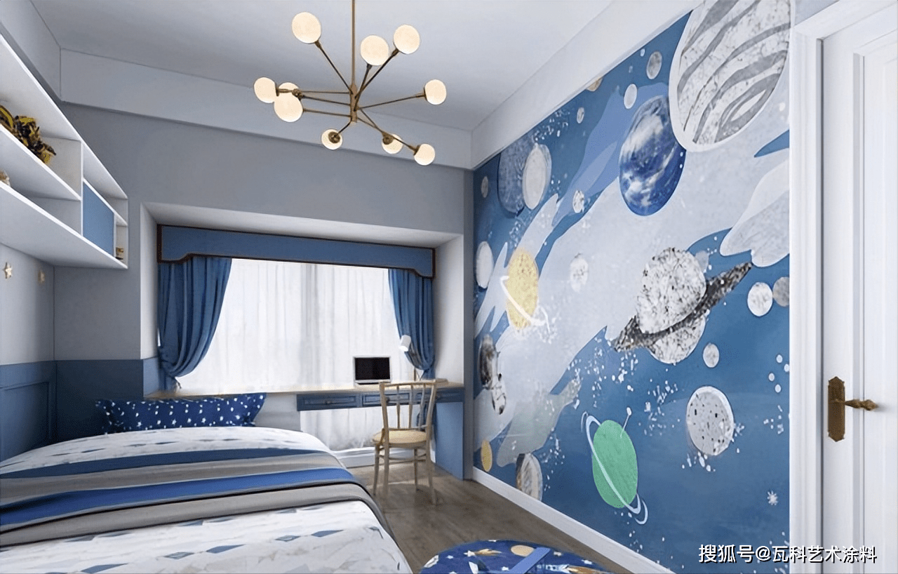 瓦科艺术涂料六一福利儿童房装修攻略及风格鉴赏