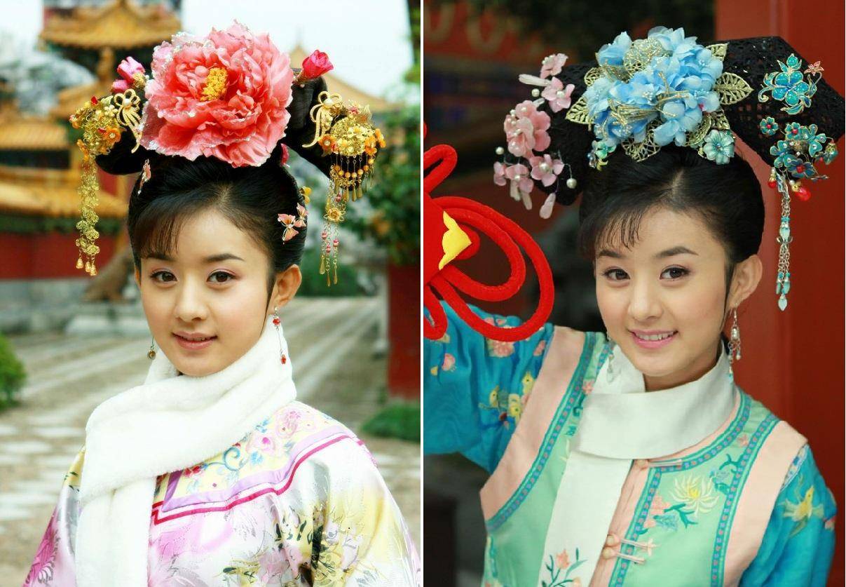 原创8位女明星清宫装大pk刘诗诗温婉赵丽颖甜美袁姗姗最丑